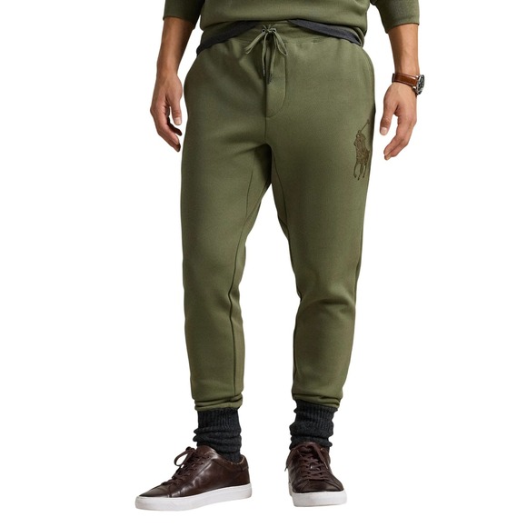 Polo Ralph Lauren Joggers Mens 3XB Green Big & Tall Leather Pony Sweatpants